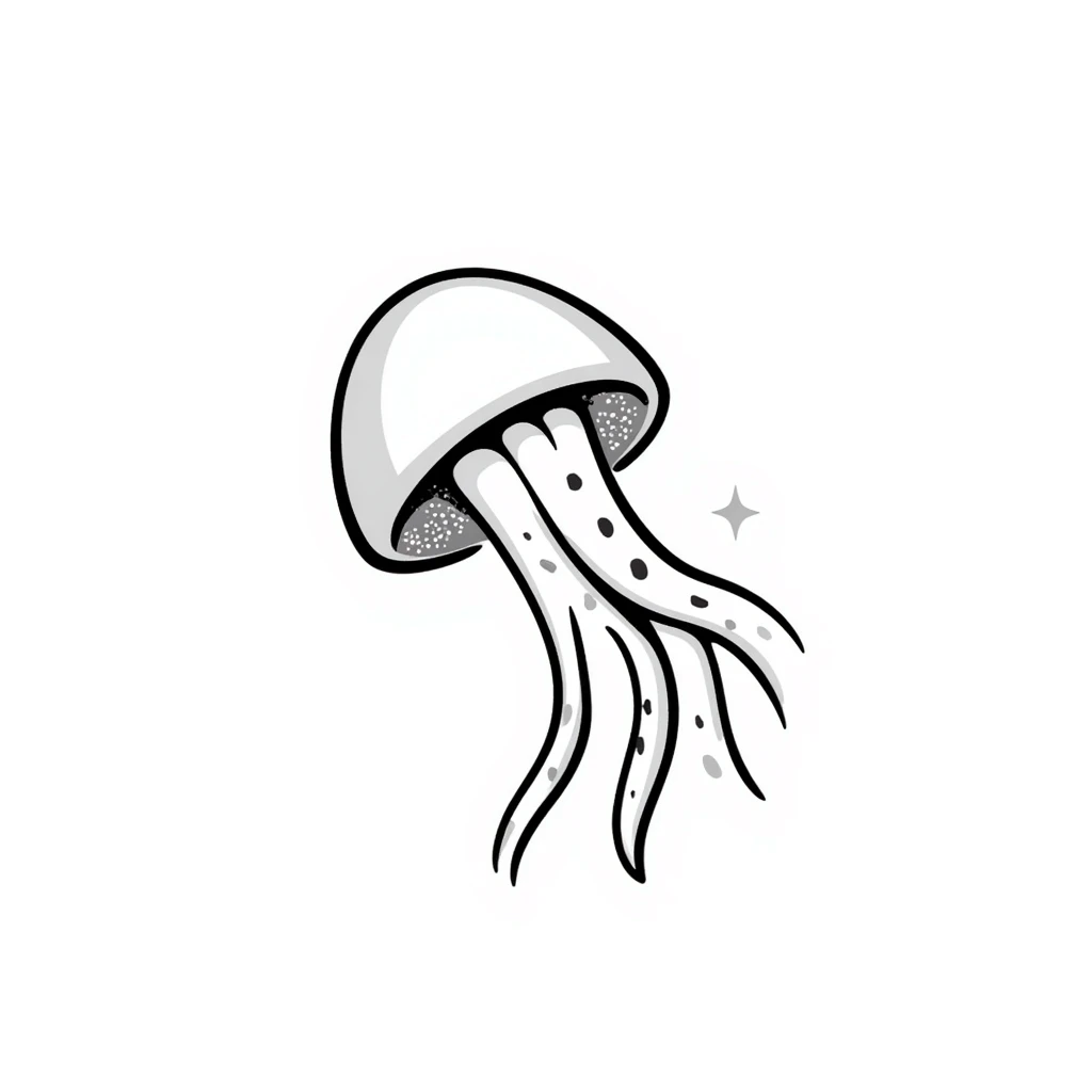 soul with the outline of a jellyfish emoji