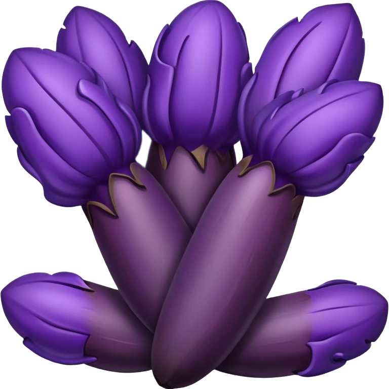 UBE root, very recognizable, clean, suitable as a brand logo emoji