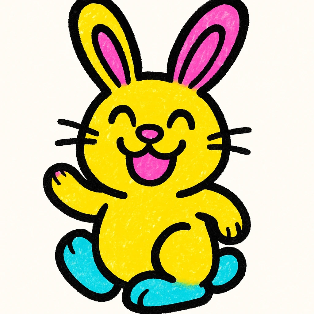 Happy bunny emoji