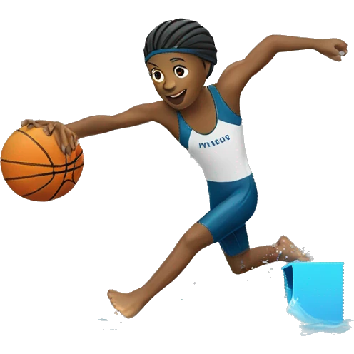 swimmer playing basketball and playing piano emoji