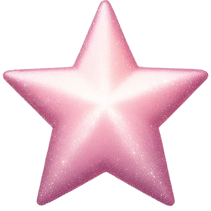 pale pink star sparkle emoji