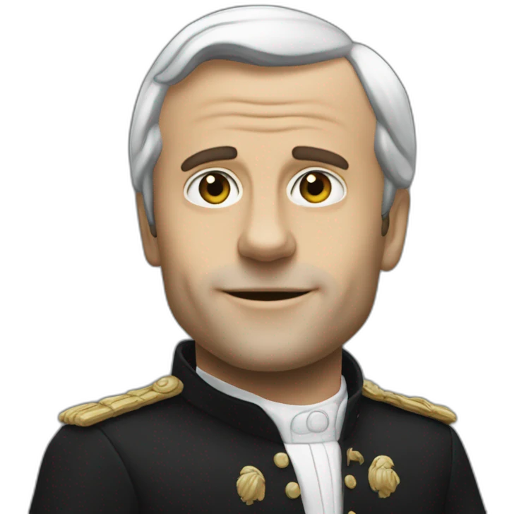 macron chauve emoji