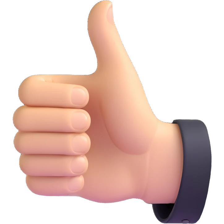 thumbs up emoji