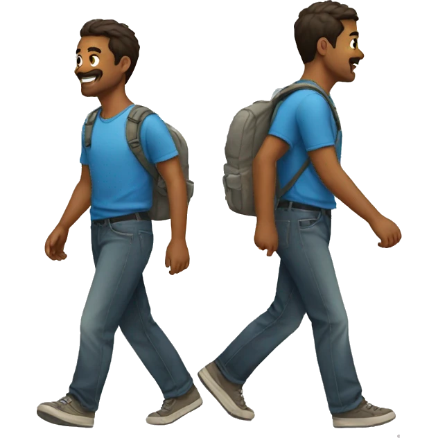 walking emoji
