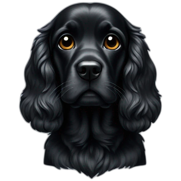 cocker-black emoji