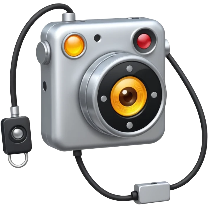 a sensor with a camera and a wire and a sensor for tracking emoji