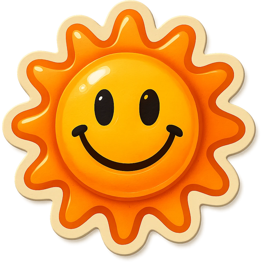 smiling sun emoji