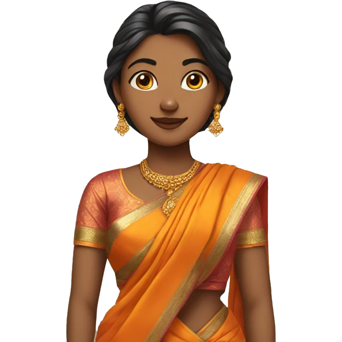 Girl In Saree emoji