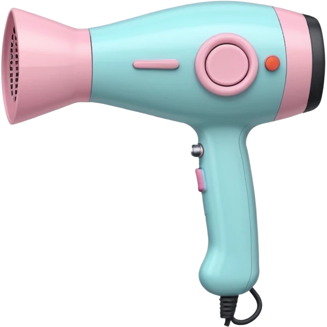 Cute Hair dryer, differentdesigns and pattern emoji