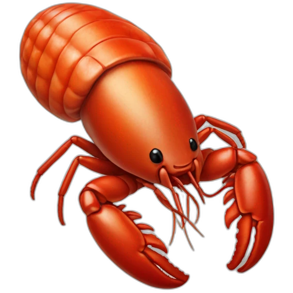 semi-crayfish semi-mushroom emoji
