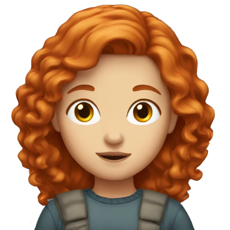 redhead girl emoji