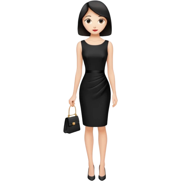 Little black dress emoji