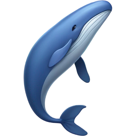 Blue whale purple happy emoji