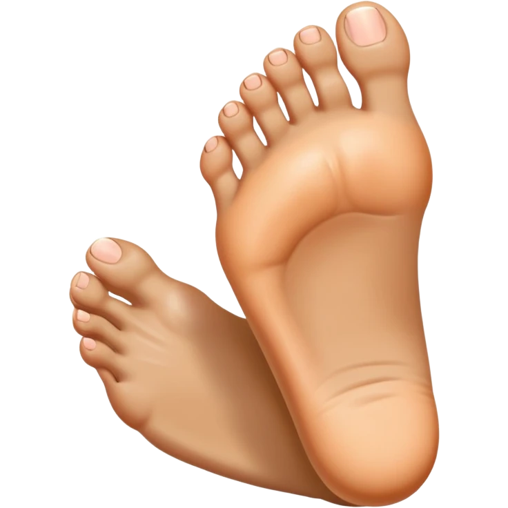 Toe flipping someone off emoji