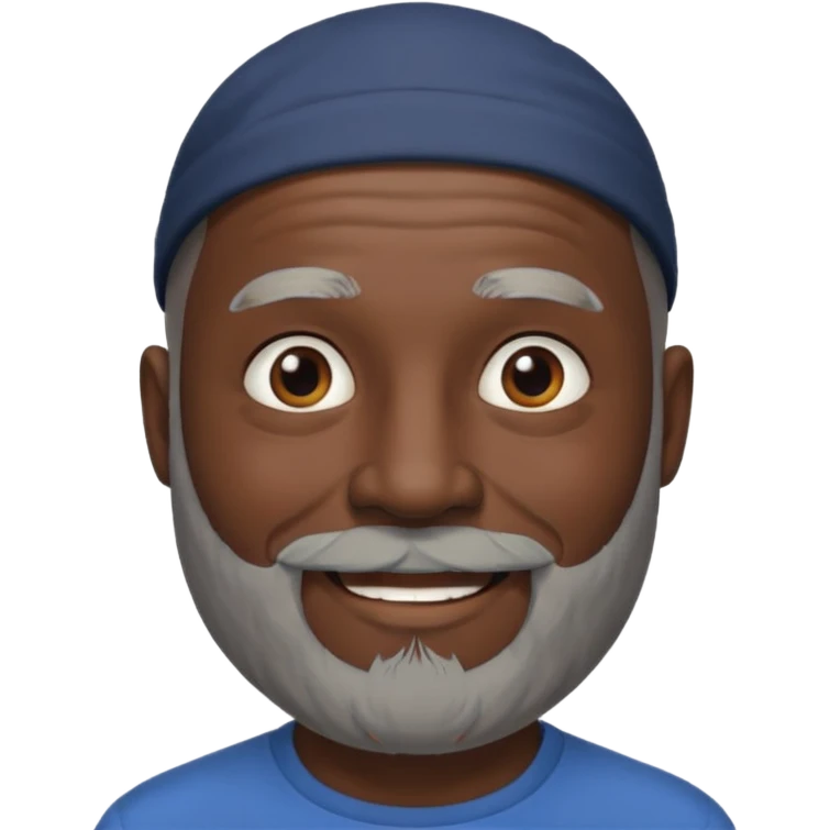 my dad buts he is black and not old with a grey beard and no hair i said gray hair but he is not old emoji