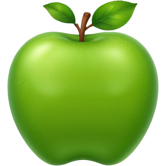 green apple emoji