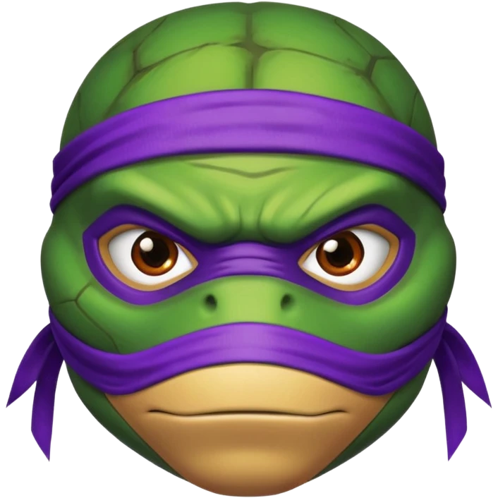 generate the face of a ninja turtle emoji