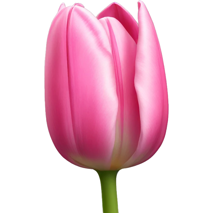 Pink tulip emoji