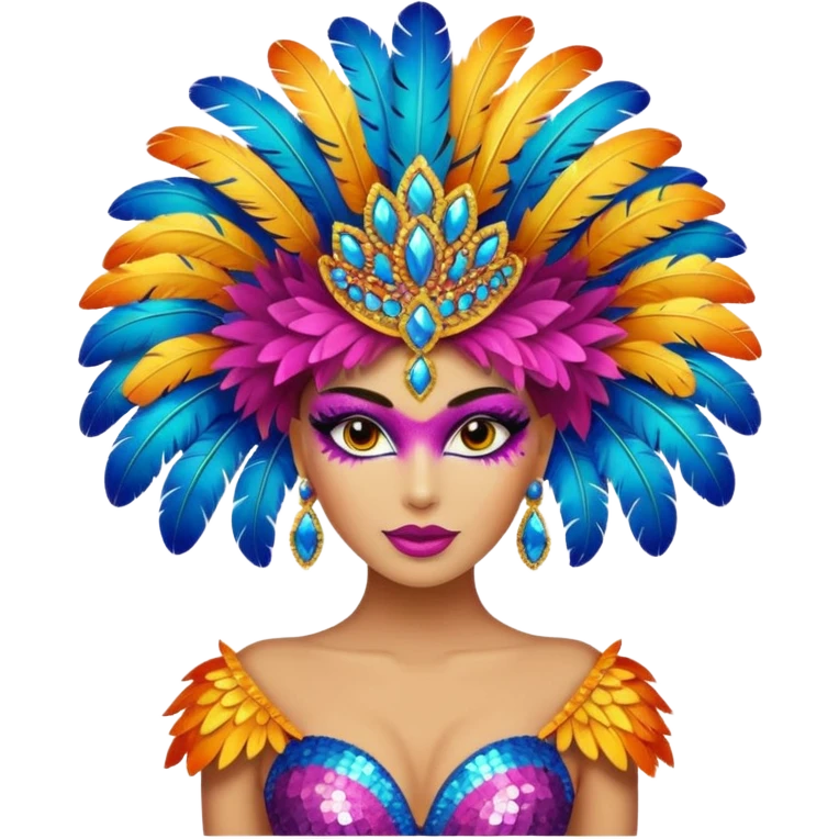 showgirl costume emoji