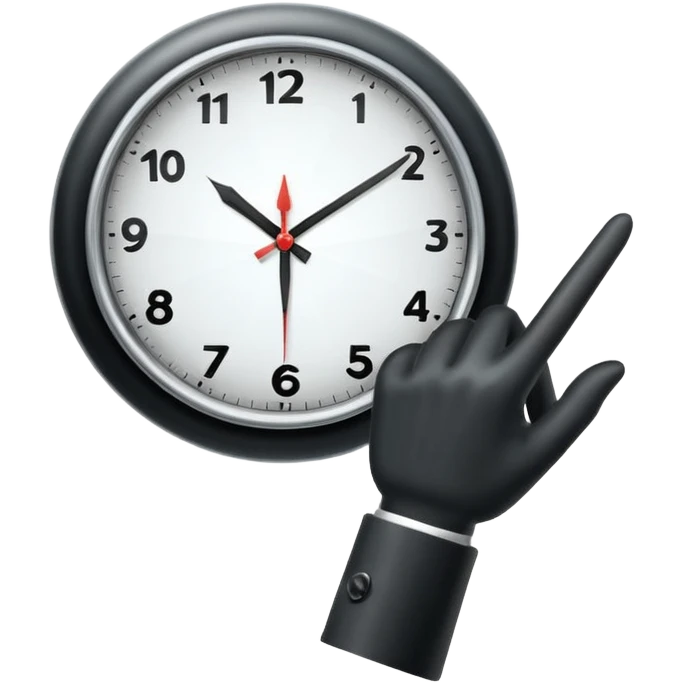 Clock Hands emoji