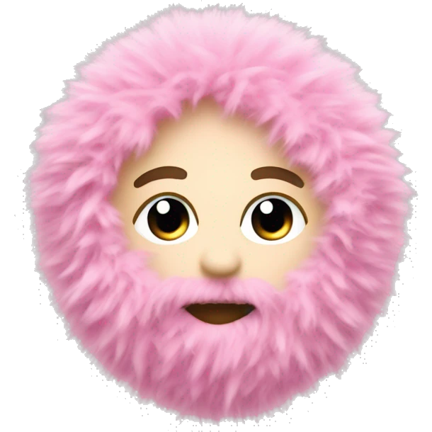 text “потанцуем” in pink fluffy emoji