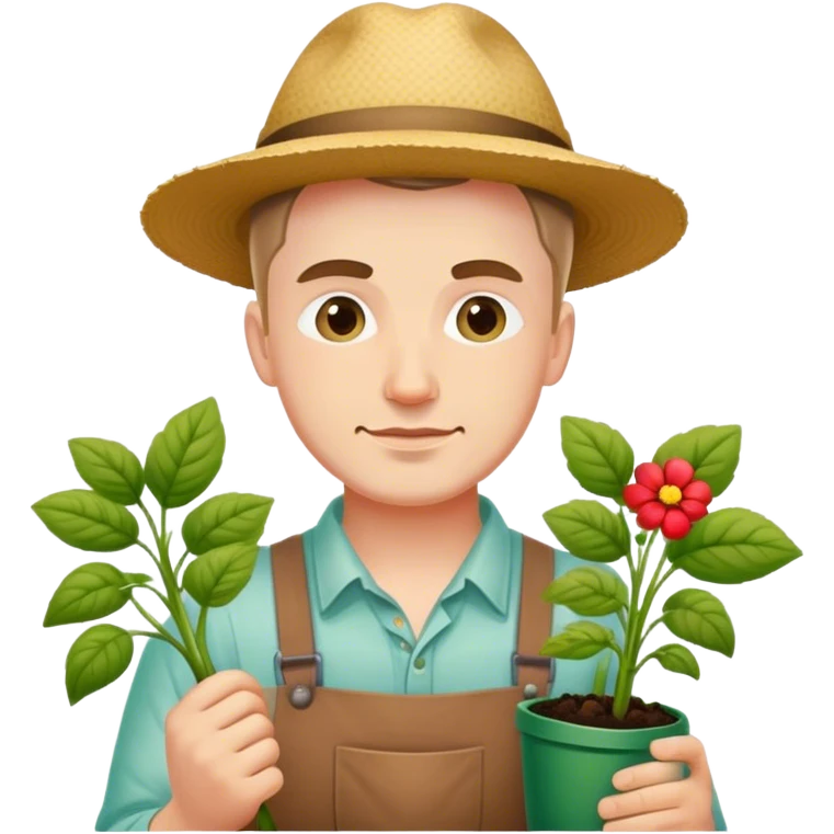 Polish guy gardening emoji