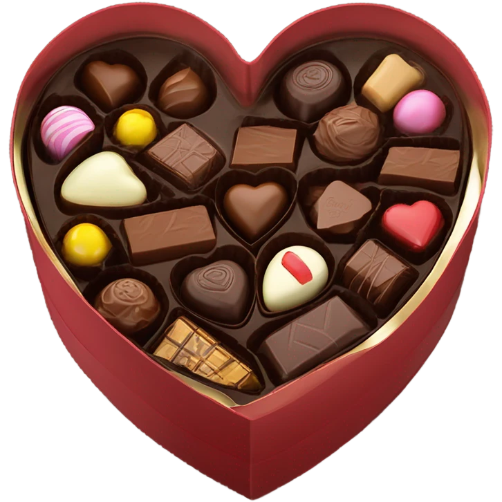 valentine chocolate box emoji
