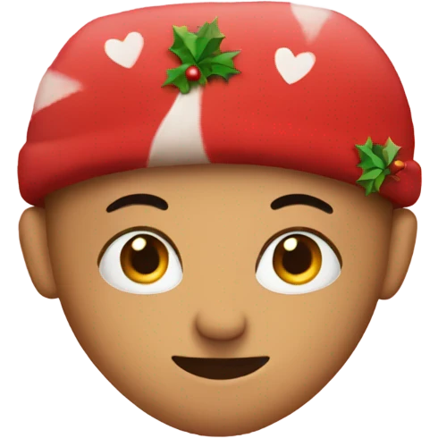 Christmas heart  emoji