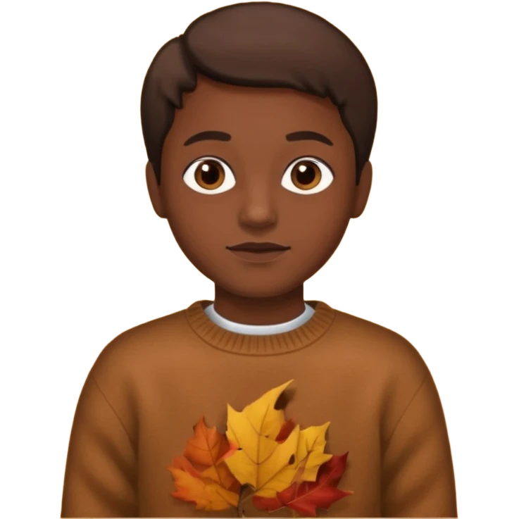 dark brown fall vibes emoji