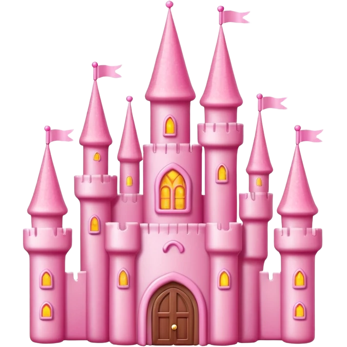 pink candy castle emoji