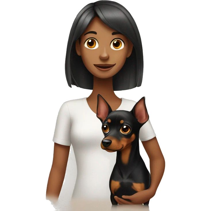 girl with min pin emoji