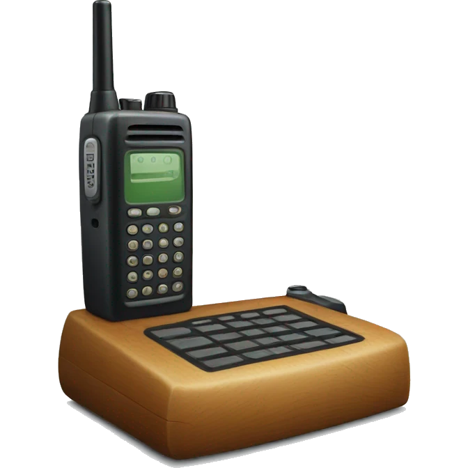 old school walkie talkie emoji