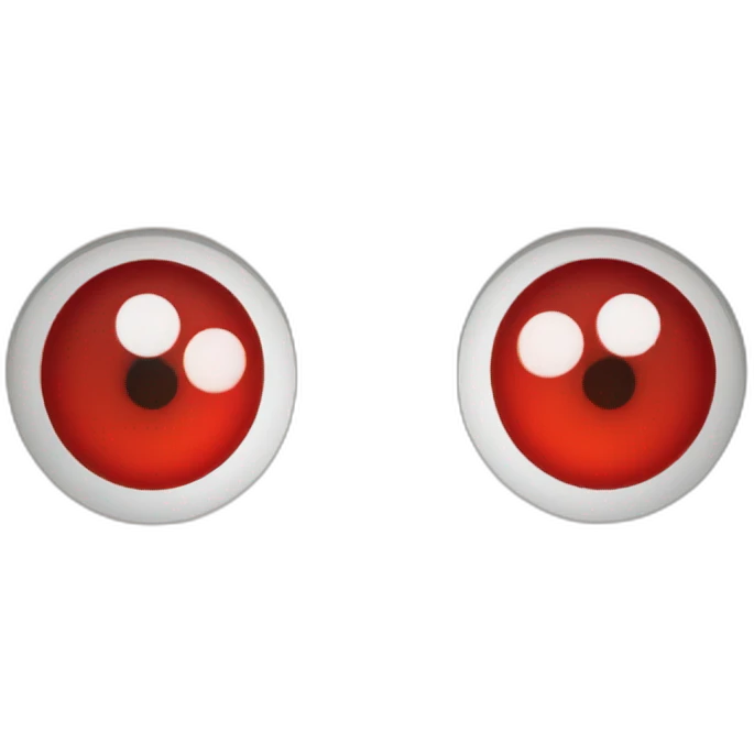 Luffy red eyes  emoji