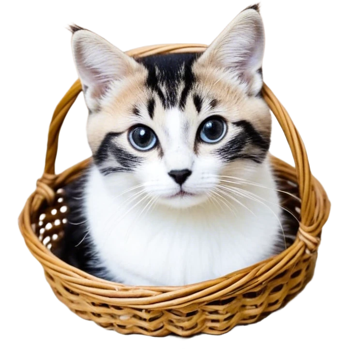 Кошечка в купальнике лежит в гамаке и пьёт коктейль около моря emoji