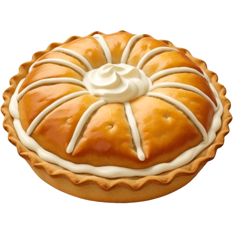 Karelian pasty with cream on top finnish emoji