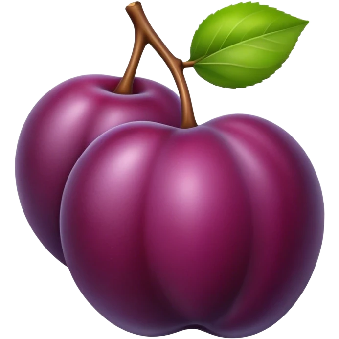 Plum emoji