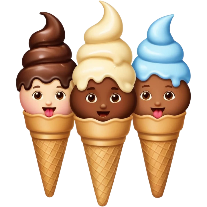 people licking emoji