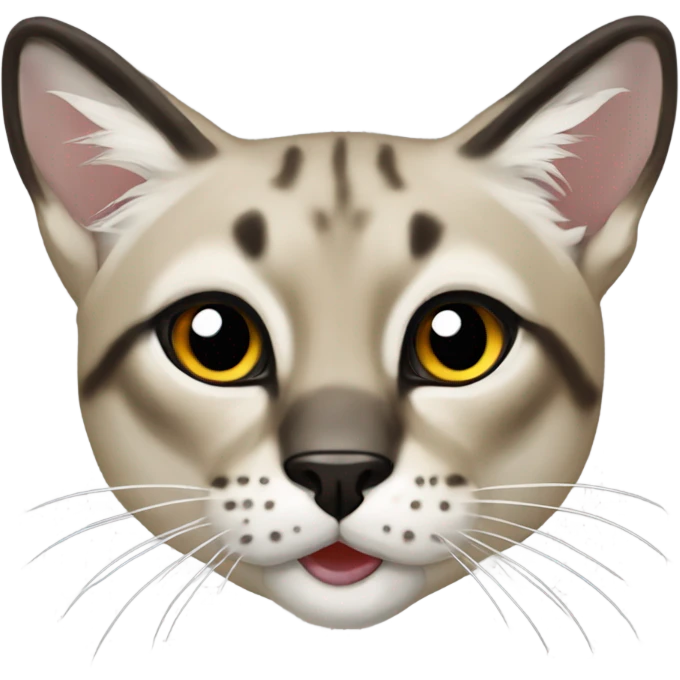 Siamese lynx seal point  emoji