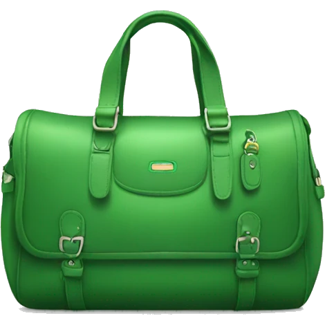 green coach bag emoji