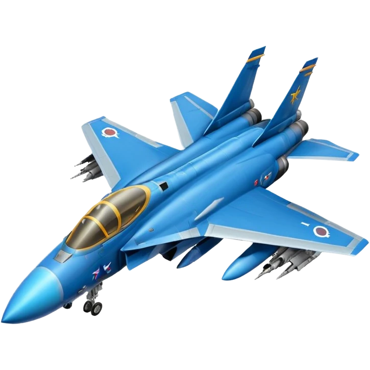 Animated Fighter-jet and fighter-bomber emojis with the top 10 most used expressions emoji