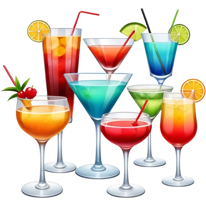 Las Vegas cocktails emoji