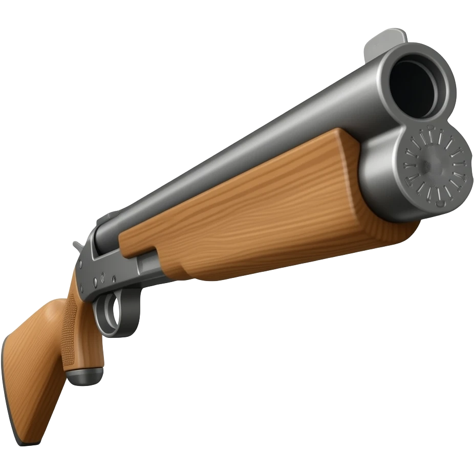 Single Pump action shotgun emoji