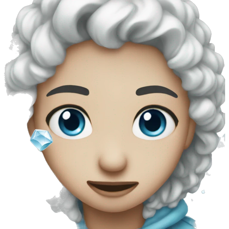icy heart emoji