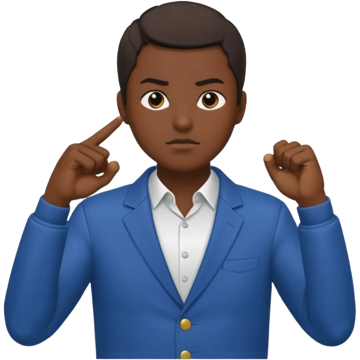 Shinzou wo sasageyo salute and fist on the chest emoji