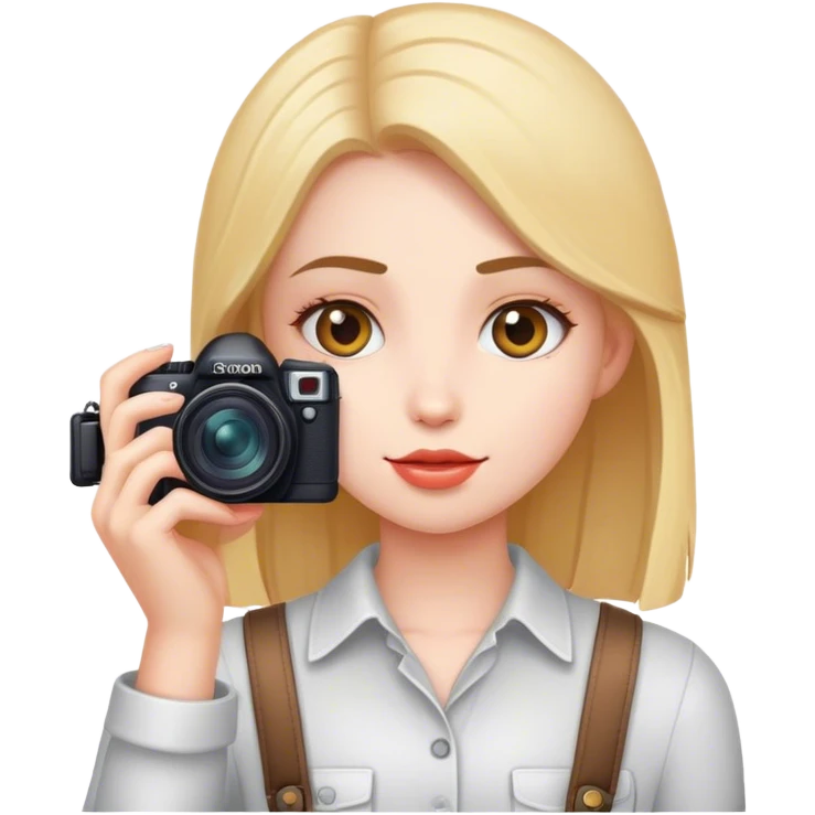 Girl photographer  emoji
