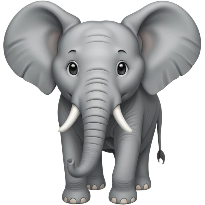 Elephant facing right side emoji