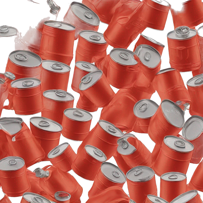 Oil can red color emoji