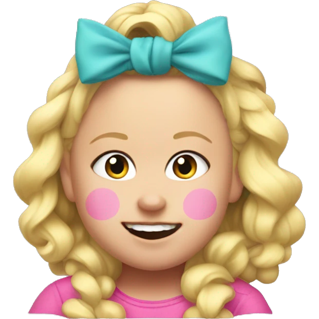 fat jojo siwa  emoji