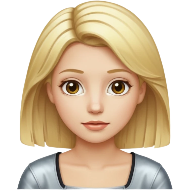 female at the hairdresser with foils and highlights in her blonde hair emoji