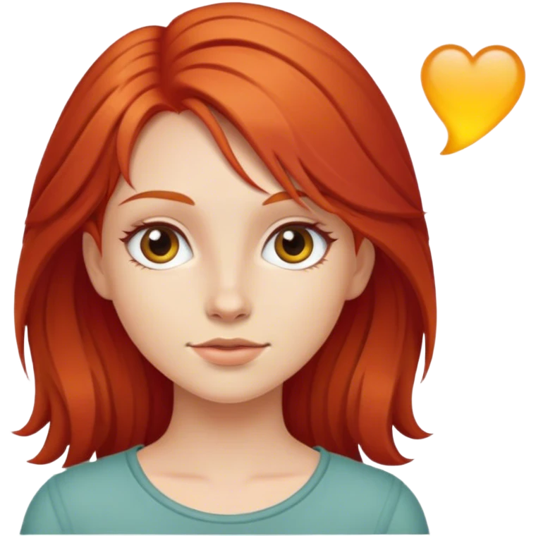 Red haired girl emoji